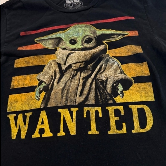 Star Wars Men’s Shirt YODA WANTED. Sze S - Picture 2 of 4